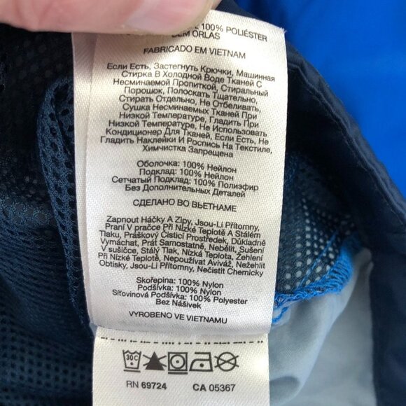 Columbia Mens Jacket Large Blue & Black Lightweight Nylon - Picture 7 of 10